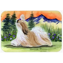Caroline's Treasures Shih Tzu Glass Cutting Board Large