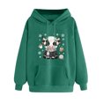 thumbnail image 5 of Aimik Women's Cute Cow Graphic Hoodies Sweatshirts Long Sleeve Pullover Tops with Drawstring Pockets Fall Loose Comfy Hoodied Tops, 5 of 6