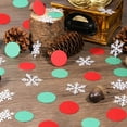 thumbnail image 3 of Christmas snow flakes Confetti Holiday party table setting decorative glitter supplies, 3 of 5