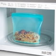 thumbnail image 4 of Progressive International Conteneur de Stockage Alimentaire PKS-21T pour Stocker des Aliments; Capacité de Stockage de 3 Tasses; Silicone; Turquoise; Fermeture Éclair; Réutilisable, 4 of 8