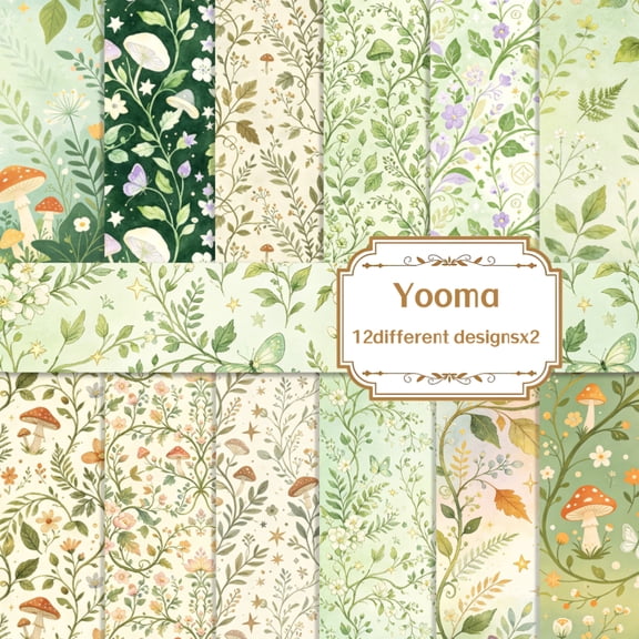 24pcs Decorative Vintage Scrapbooking Paper Set, Perfect for Bullet Journal, Planner & Teen Girls Holiday Gifts