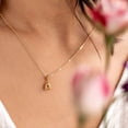 thumbnail image 4 of Initial Necklaces for Women, 14k Gold Plated Tiny Small Dainty Letter NecklaceSimple Cute Choker Necklaces Trendy Jewelry Gift, 4 of 5
