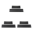 thumbnail image 2 of sweethay 4 Pieces/Set Car Doorsill Sticker Self-adhesive Ornament Rectangular Automotive Universal Decal 3D Scratchproof Type1 NO1, 2 of 6