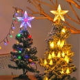 thumbnail image 2 of LCXmlly Star Tree Topper LED Light Christmas Tree Topper Star Ornament New Year Holiday Party Indoor Home 20 LED Lights, 2 of 9