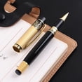 thumbnail image 5 of Professional Piston-Filled Fountain Pen with Metal Body & Stainless Tip for Business/Daily Use, 5 of 9