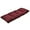 Red, variant on 40 Inch Classic Solid Color Bench Cushion with Ties, Super Soft Indoor Outdoor Rectangle Bench Seat Cushion Standard Size Foam Pad with Non-Slip Bottom - One Pad Only (Grey, 40x15x3in)