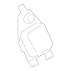 Genuine OE Ford Blank Cover - AB3Z-19K357-AC