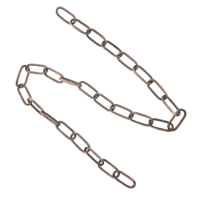 EXHUMKY 1Pc Decorative Hanging Chain for Lamp in Red Bronze Color 32Pack