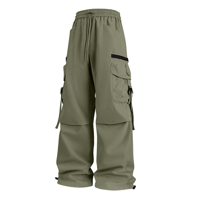 Men's Work Cargo Pants Loose Fit Straight Leg Casual Comfort Daily Wear Durable Utility Trousers for