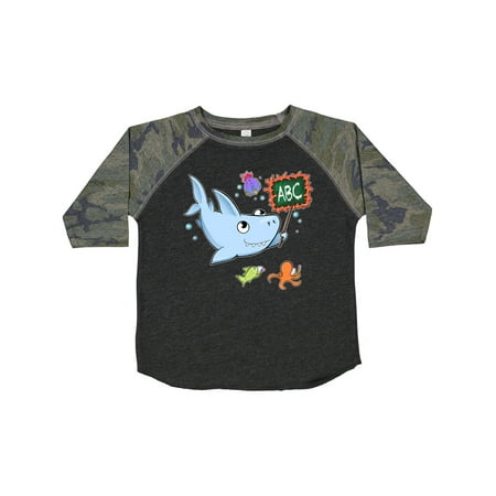 

Inktastic Teacher Shark with School of Fish Gift Toddler Boy or Toddler Girl T-Shirt