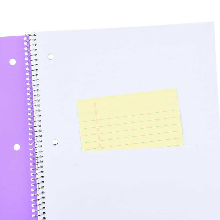 Pen+Gear Poly 1-Subject Notebook, College Ruled, 9 x 11, 100 Sheets 