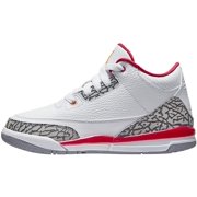 Little Kids Jordan 3 Retro Cardinal Red Wht/Lt Curry-Cardinal Rd 429487 126 - 2