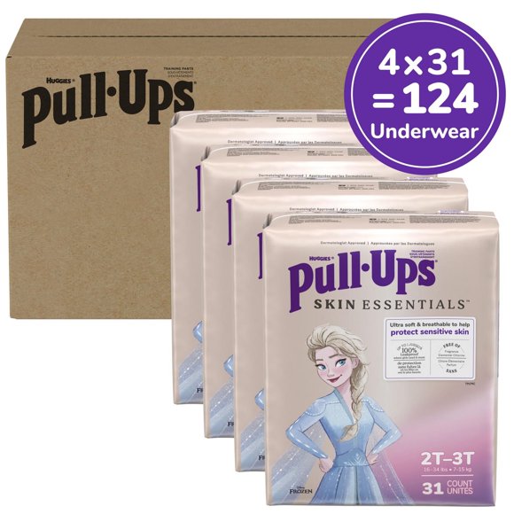 Pull-Ups pour Filles Skin Essentials Culottes d'Entraînement, 2T-5T