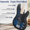thumbnail image 4 of Ktaxon 46" Electric Bass Guitar Kit with 20W Amplifier, P Bass Style, 4 String, Blue, 4 of 10