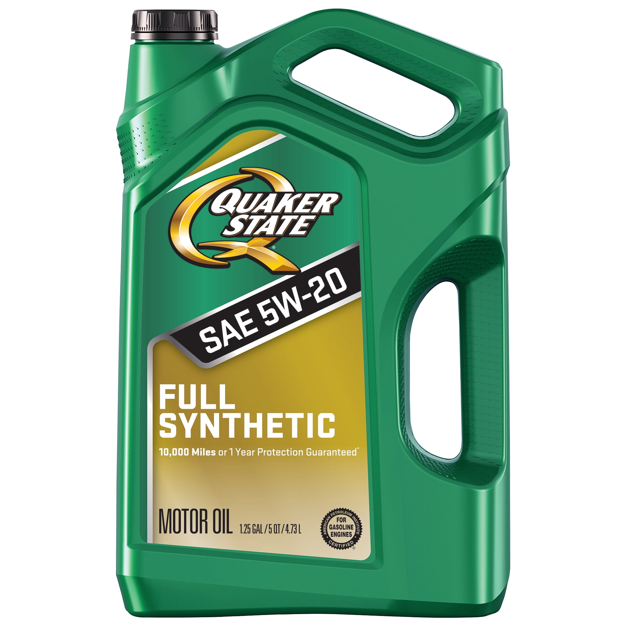 Quaker State Full Synthetic High Mileage 5W-30 Motor Oil, 5 Quart