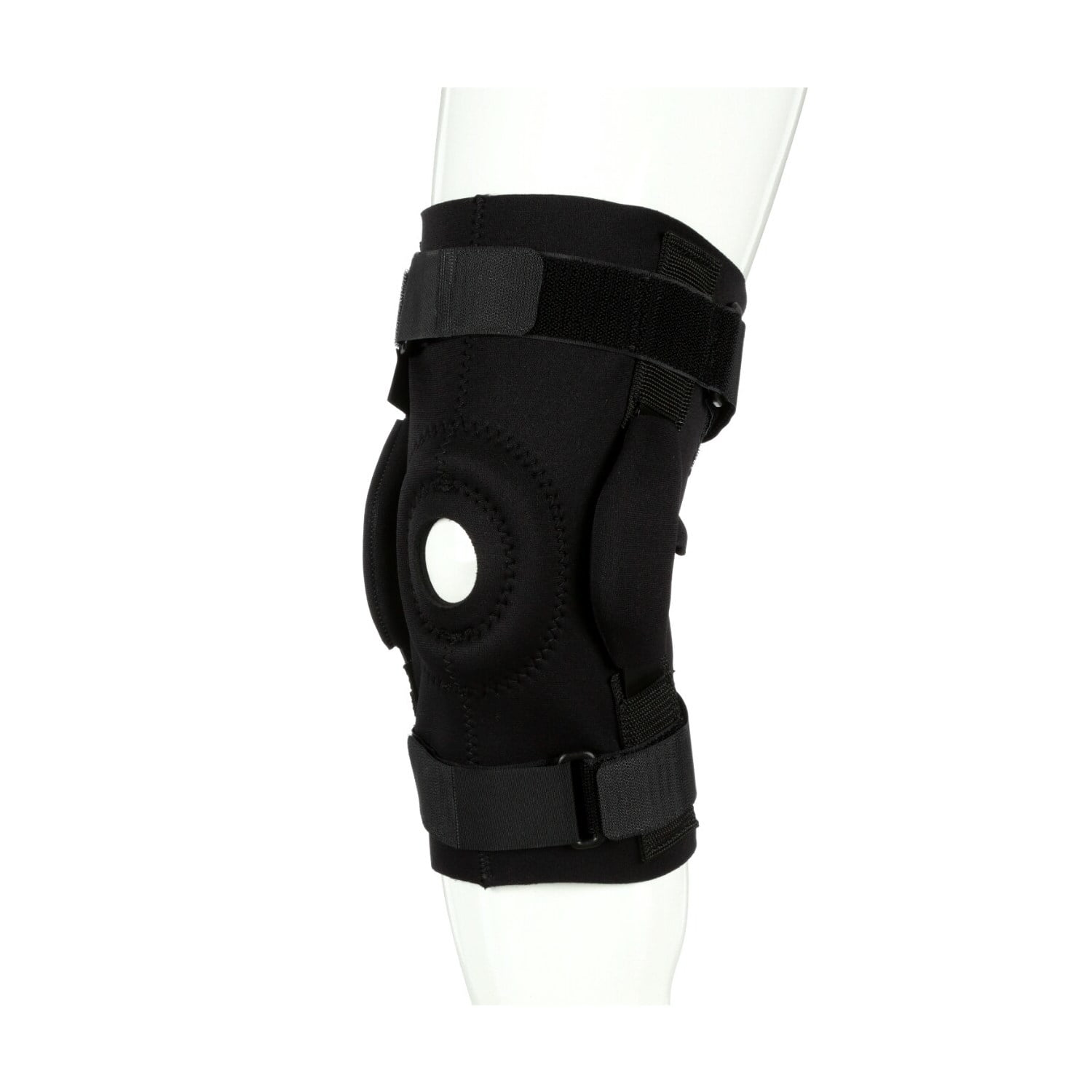 ACE Brand Hinged Knee Brace, Adjustable, Black, 1/Pack