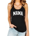 thumbnail image 3 of Distressed Mama Tank Top for Women Simple Graphic Shirt for Mom Black Tank Top X-Large, 3 of 4