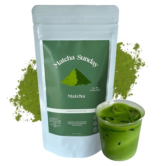 Matcha en polvo, Matcha Sunday, grado ceremonial, 50 g, Kioto, Japón