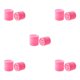 thumbnail image 3 of Eigraketly 1 par de tapones para manillar de silicona, accesorios simples para bicicletas de carretera, extremos de barras resistentes al desgaste, pieza de Rosado 5piezas, 3 of 6