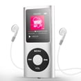 thumbnail image 1 of MP3 Player - 16/8GB Bluetooth 4.2 Music Player - Digital Audio HiFi Lossless Sound Portable Sports MP3 Player for Kids with FM Radio Recorder, Build in Speaker, 1.8'' Touch Screen, Support up to 128GB, 1 of 7
