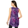 thumbnail image 2 of Roaman's Women's Plus Size Sleeveless Angelina Tunic, 2 of 3