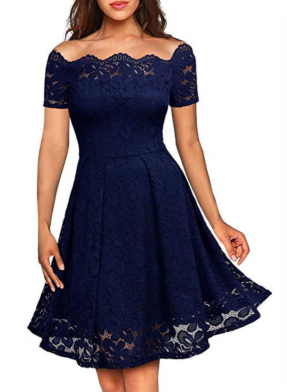 STOCK New Long Lace Evening Formal Wedding Party Prom Bridesmaid Dress Size 6-22 