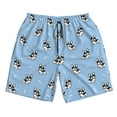 thumbnail image 4 of Bixox Men's French Bulldog Puppy printing Casual Classic Fit Short Summer Beach Shorts, 4 of 6