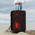 thumbnail image 7 of Uemuo Red Spider Printed Washable Luggage Cover - Fashion Suitcase Protector Fits 18-32 Inch Luggage-X-Large, 7 of 7