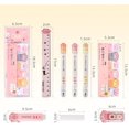 thumbnail image 2 of FYBTOF 9 Pcs Cute Cat Paw Stationery Set, Kawaii Cat Stationary Kit School Supplies Including Eraser Correction Tape Highlighters Sticky Notes Ruler Pencil Box School Office Supplies (Red)-5327, 2 of 5