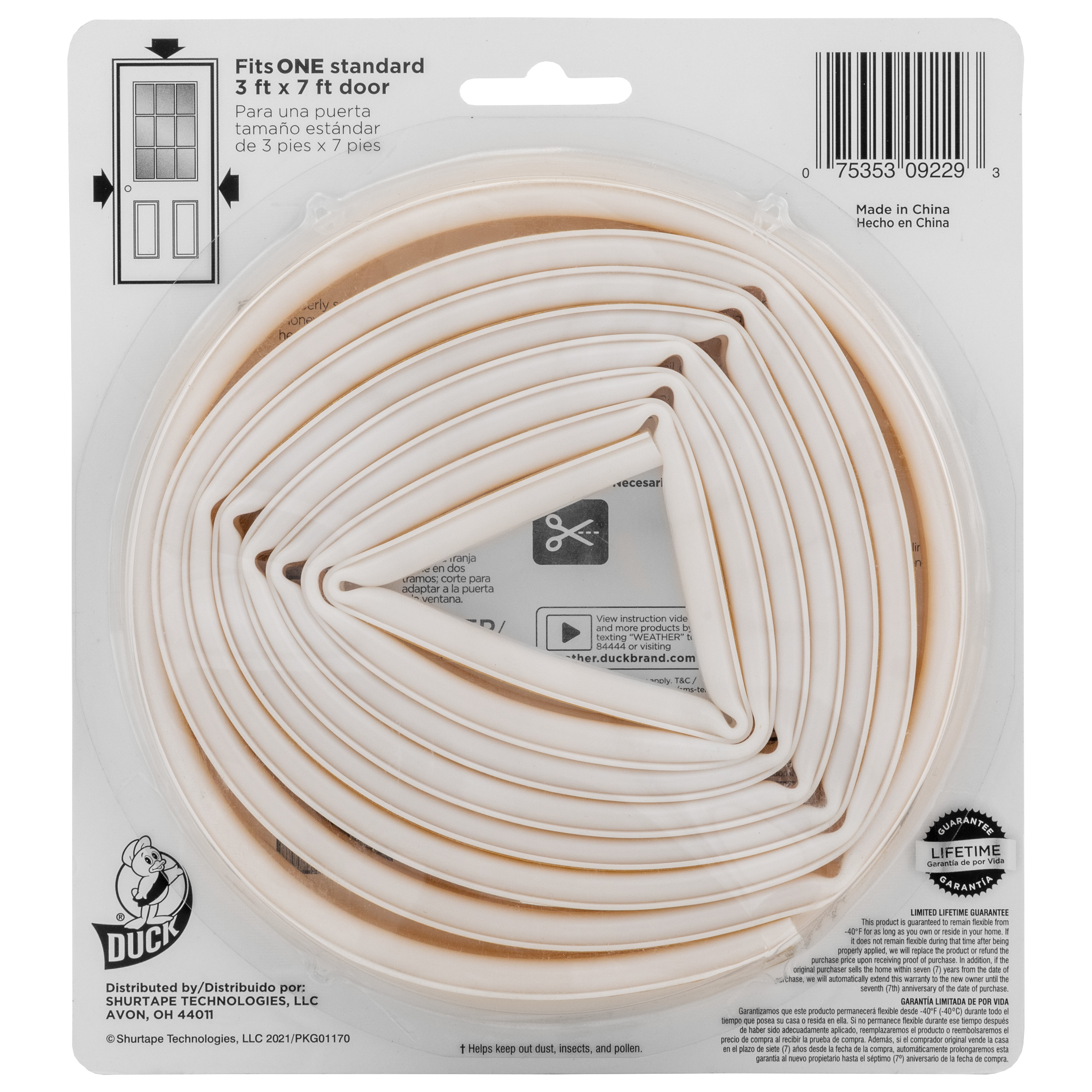 Duck Max Strength White Silicone 17 ft. Weatherstrip Seal - image 4 of 11