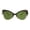 grey pink green, variant on Womens Mod Gothic Unique Retro Panel Plastic Butterfly Designer Sunglasses Clear Grey Pink