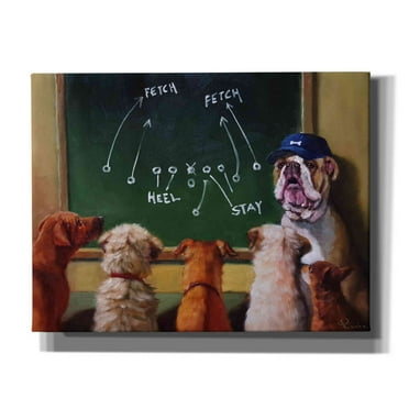 Epic Graffiti 'Game Plan' by Lucia Heffernan, Canvas Wall Art, 34"x26"
