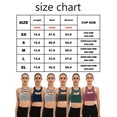 thumbnail image 3 of DODOING Sports Bra for Women Racerback Padded Full Coverage Workout Wirefree Bra Workout Tops for Women, 3 of 8