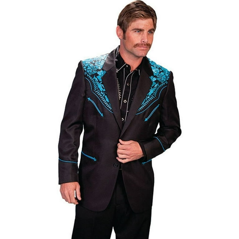 Western blazer embroidered top