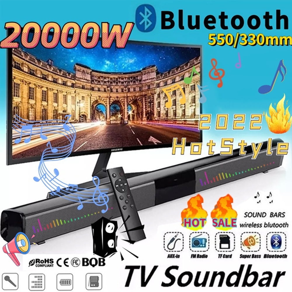 550mm Upgraded High Sound Quality Wireless Bluetooth Soundbar HiFi
