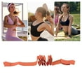 thumbnail image 2 of Unique Bargains 1 Pc Durable Yoga Mat Straps for Stretching 58.66"x1.57" Orange, 2 of 5