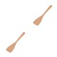 thumbnail image 3 of Moyic Utensilios de cocina sin pintura de alta calidad, torneros de madera, pala para tortitas, espátula para freír pescado, pala, 32.5*7.5 cm 2piezas, 3 of 6