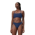 thumbnail image 1 of Speedo Women's Solid Racerback Bikini Swim Tops - Cerulean Blue, Size: 2XS, 1 of 4