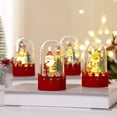 thumbnail image 2 of decoraciones navideñas luces led adornos de madera regalos de navidad adornos de alces de papá noel, 2 of 4
