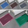 Bathroom Floor Mat Crystal Velvet Nonslip Absorbent QuickDrying