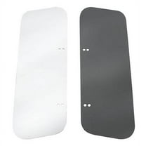 Smoke Tint Universal Wind Wing Kit, With Brackets