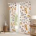 thumbnail image 3 of Feelyou Kawaii Cat Animal Black Out Curtains, Boy Girl Curtains Pack of 2 (42x63 Each), 3 of 6
