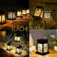 thumbnail image 4 of 2 Pack Outdoor Solar Lanterns, 3m 30 LEDs Warm White IP54 Waterproof Outdoor Decor for Garden, Patio, Porch, Lawn, Yard, Sidewalk, 4 of 5