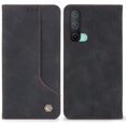 thumbnail image 1 of OnePlus Nord 2 5G case PU Leather Flip Wallet case with 3 Card Slots Holder Kickstand OnePlus Nord2 5G Wallet Strong Magnetic Full Cover Rugged Case (OnePlus Nord2, Black), 1 of 2