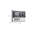 thumbnail image 2 of Time Clock,Attendence Machine N-508 Password Office Recorder Biometric Attendance System USB Fingerprint Time Employee Control Machine, 2 of 7