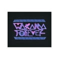 thumbnail image 6 of Black Panther Wakanda Forever Men's Neon Tribal Logo Adult T-Shirt, 6 of 6