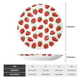 thumbnail image 2 of Kdxio Strawberries Bone China Decorative Plate Ceramic Decorative Plate for Home Office Wall Stand Decorative Plates for Home Bedroom-7in, 2 of 6