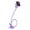 Purple, variant on Gooseneck Phone Holder with Clamp - 360° Adjustable Cell Phone Mount for Bed. Long Flexible Lazy Arm, Non - Foam Grip. Ideal for Bedside, Desk, Gym. Sturdy Metal & ABS Build,Black,1PCS