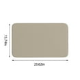 thumbnail image 2 of AZXY Bath Mats for Bathroom Floor,Bathroom Mats Memory Foam,Washable Thick Soft Quick Dry Absorbent Non Slip Bath Rugs Clearance,Bathroom Rugs Gray, 2 of 7