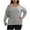 Gray, variant on Scyoekwg Womens Sweaters Warm Casual Knitted Sweater Solid Color V-Neck Sweater Fall Winter Clothes Long Sleeve Pullover Sweater Tops(Coffee,XL)